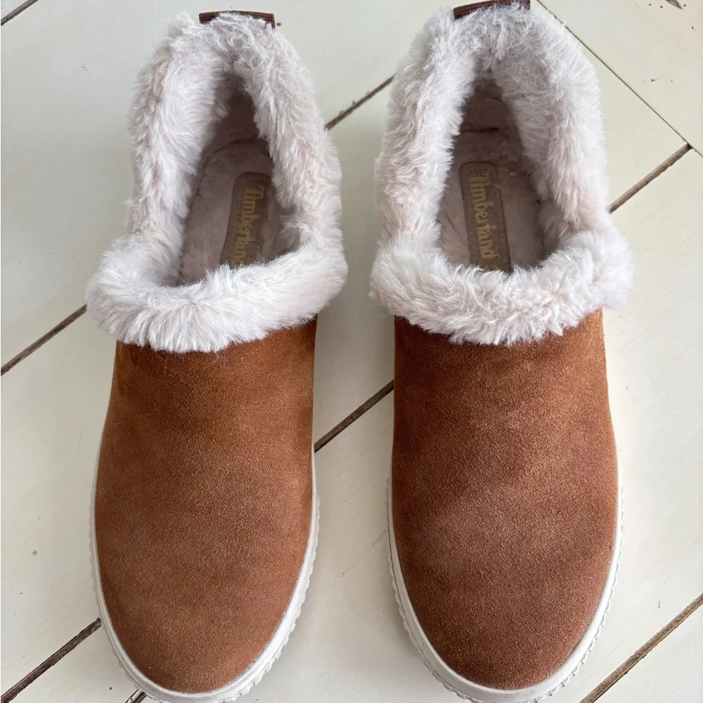 Timberland Skyla Bay Slip-On Lined Shoes Women’s Size 7.5 Suede Leather